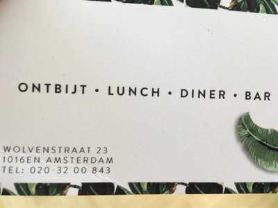 Cake Cafe Vof menu