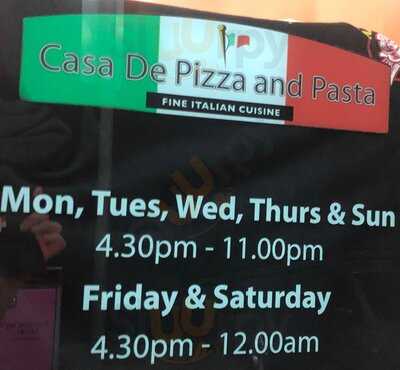 Casa De Pizza E Pasta Bar