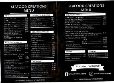 Seafood Creations