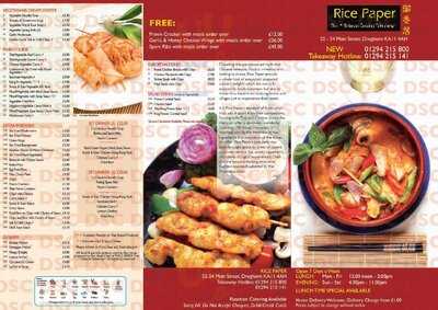 Ricepaper Thai & Chinese Takeaway & Home Delivery