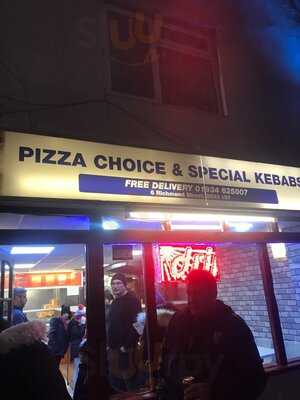 Pizza Choice & Special Kebabs