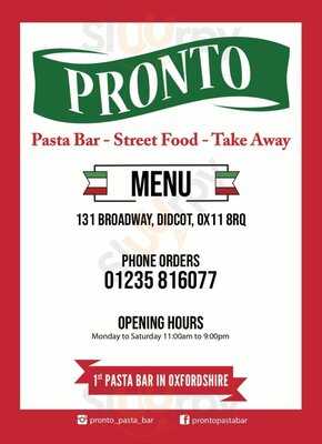 Pronto Pasta Bar