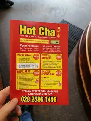 Hot Cha Broughshane Menu prices restaurant rating