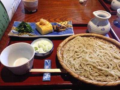 江戸そば 日月庵 menu