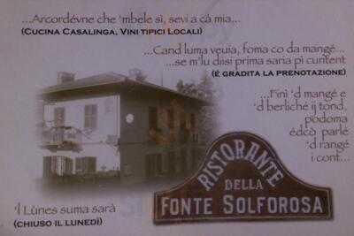 La Fonte Solforosa, Castelnuovo Don Bosco