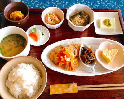 なの花茶房 menu
