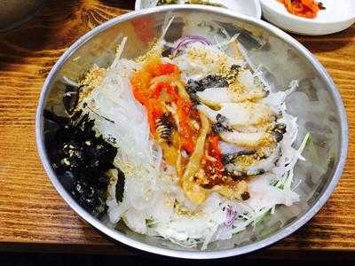 사천진리물회