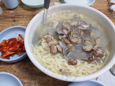 바지락손칼국수