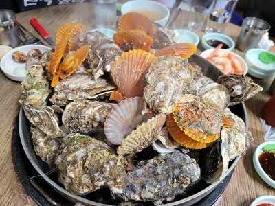 마라도생굴구이