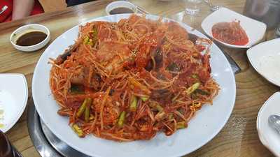 장터삼겹살 주안점