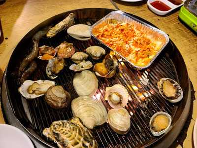 불타는조개구이