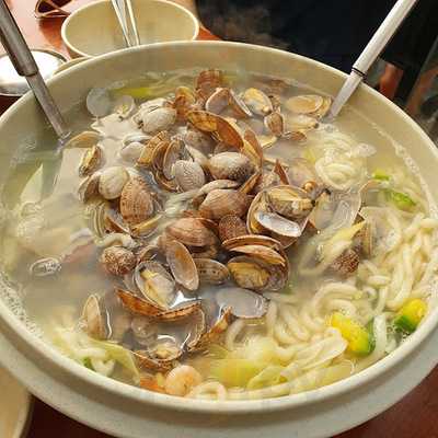 참바지락칼국수