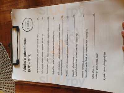 Coffee Bar U Radnice menu