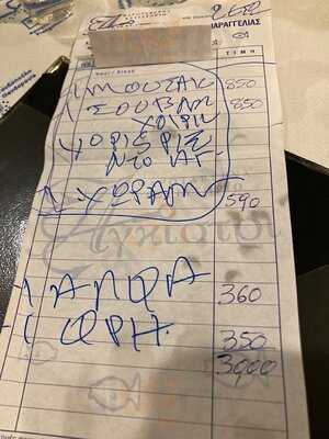 Agkistri menu
