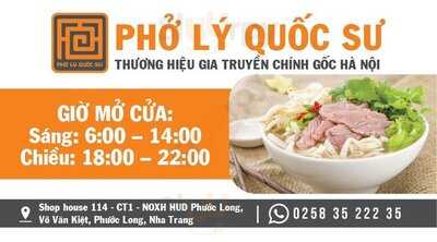 Phở Lý Quốc Sư - Nha Trang