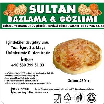 Sultan Bazlama Ve Gözleme