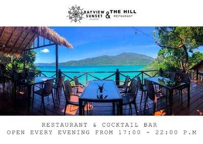 The Hill Restaurant By Bayview Sunset Resort