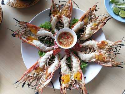 เรือนไทยกุ้งเผา