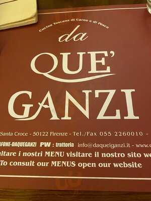 Da Que' Ganzi Trattoria Osteria, Firenze