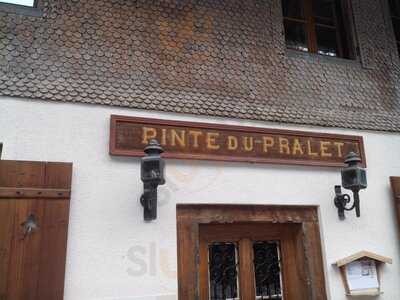 Restaurant Pinte Du Pralet menu