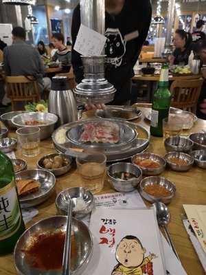 姜虎东白丁烤肉 menu