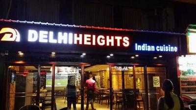 Delhi Heights menu