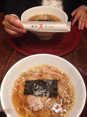 東京ラーメン 天 menu