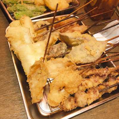 大阪名物 串かつ いか焼き かめちゃん