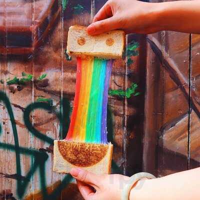 Rainbow Toastie
