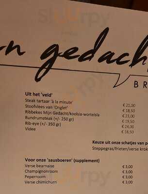 Brasserie Mijn Gedacht