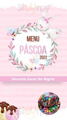 Doceria Carol De Nigris menu