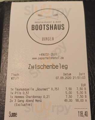 Restaurant Bootshaus