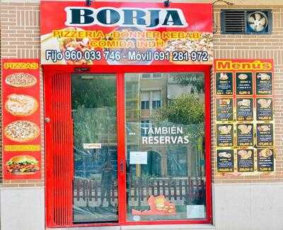 Borja Pizzería Doner Kebab Comida Hindú