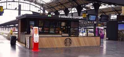 Starbucks - kiosque, Paris