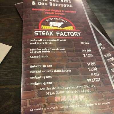 Steak Factory, Saint Brice Sous Foret