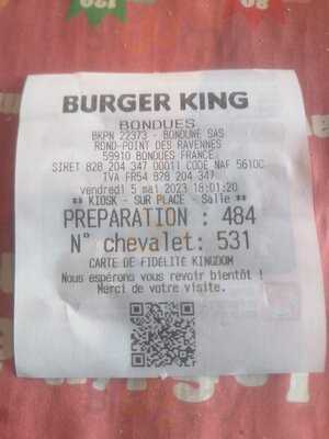 Burger King, Bondues