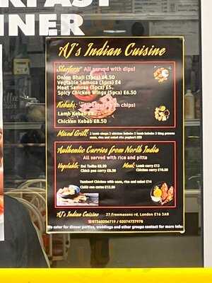 Aj Indian Cuisine