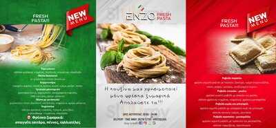 Enzo All Day Restaurant Bar menu