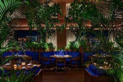 The Blue Room menu