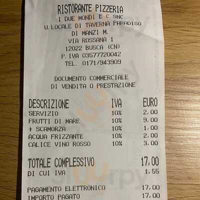 Pizzeria Ristorante I Due Mondi