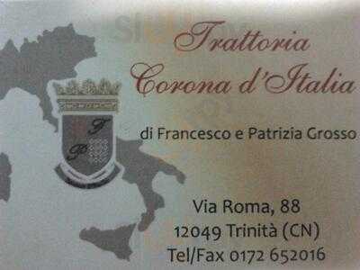 Trattoria Corona d'Italia, Trinità