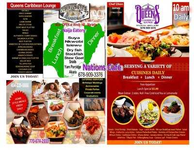 Nations Cafe Afro-Caribbean Soul Food, Decatur