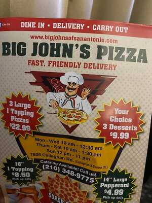 Big John's Pizza, San Antonio