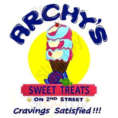 Archy’s Sweet Treats On 2nd Street menu