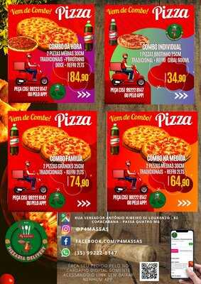 P4 Massas Pizzaria Delivery