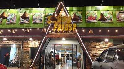 Saung Sarasa menu