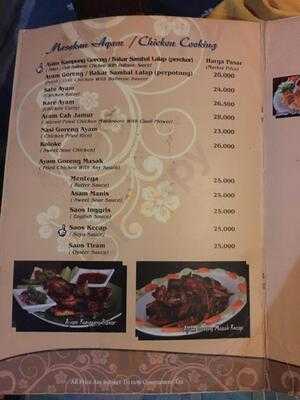Cozy Resto menu
