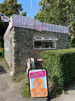 Sid's Ice Cream Parlour menu