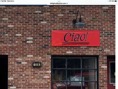 Ciao Sandwich Shop, Easton