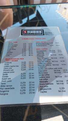 Snaomi menu
